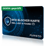 RFID Blocker Karte - Der RFID Schutz für Geldbeutel