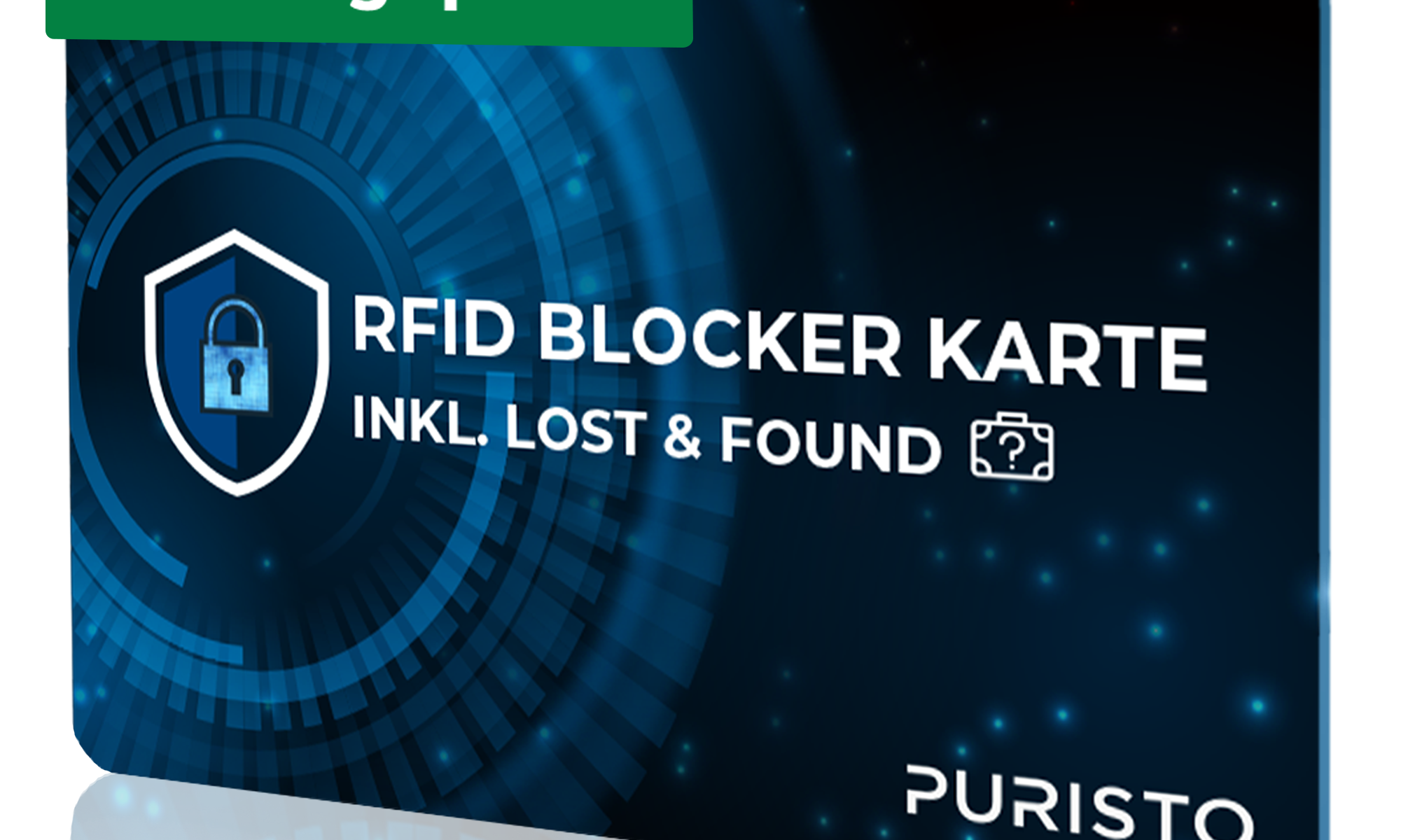 RFID Blocker Karte von PURIOSTO