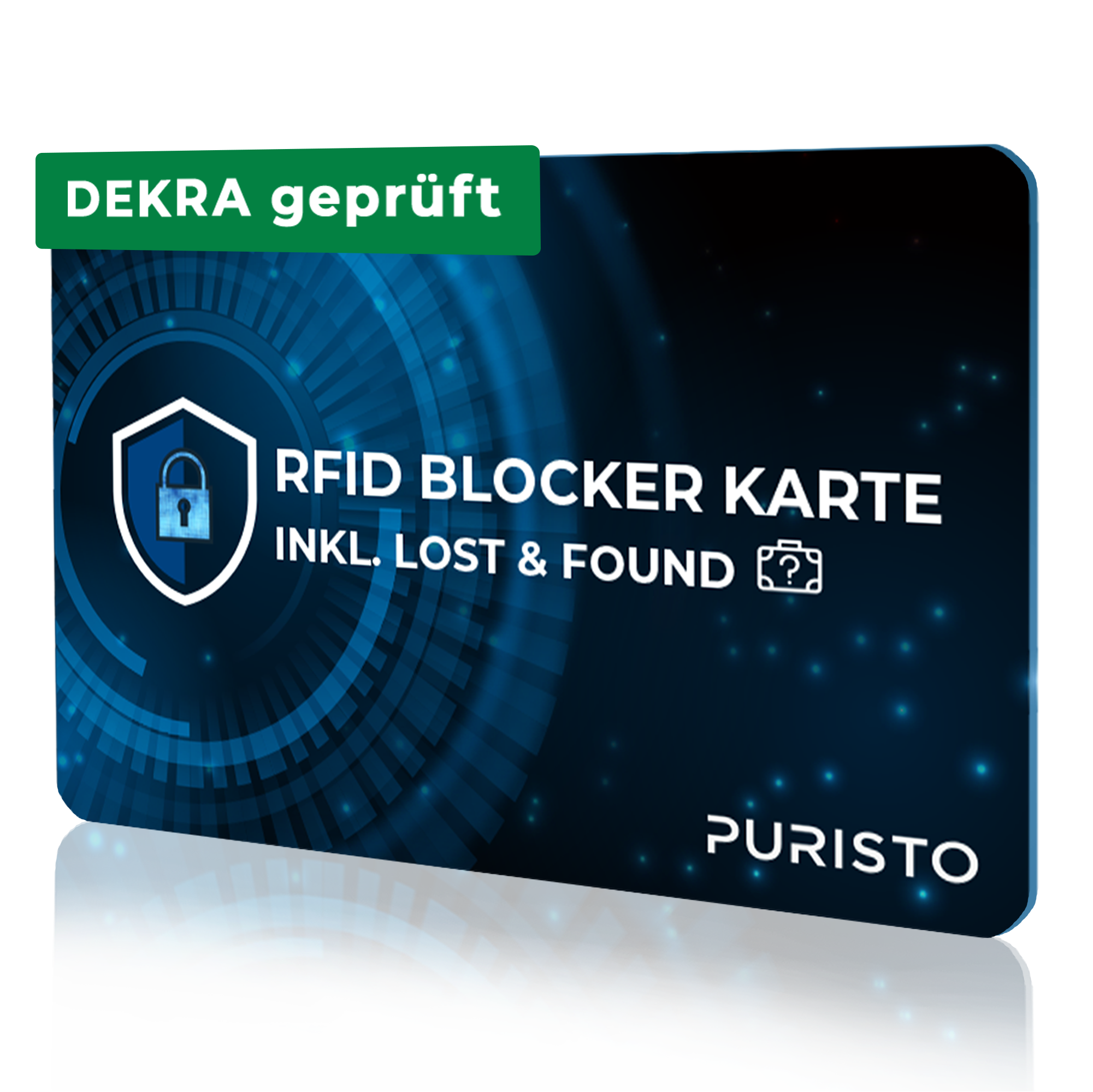 RFID Blocker Karte von PURIOSTO