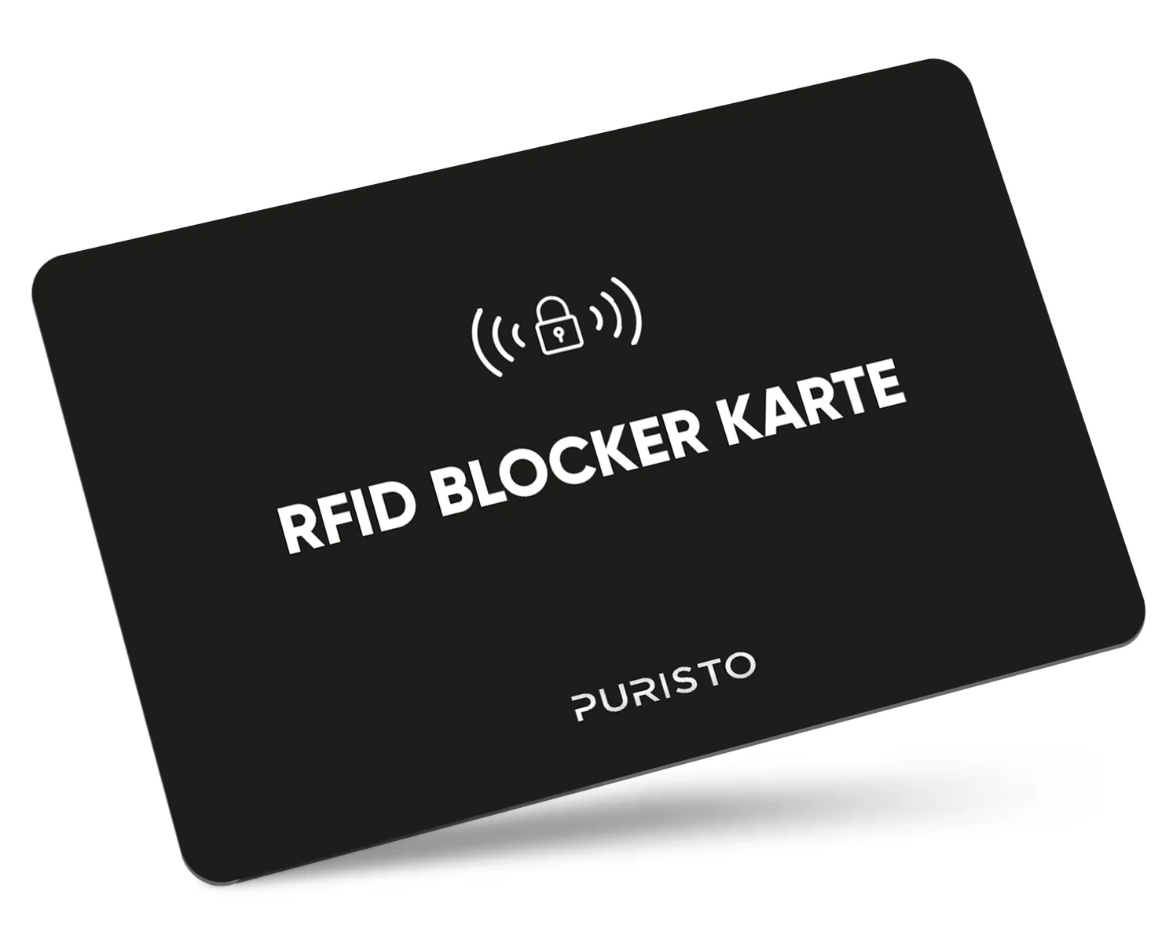 RFID Blocker Karte von PURIOSTO