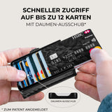 KLIK Slim Wallet Micro Münzfach - Carbon