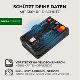 KLIK Slim Wallet Micro Münzfach - Carbon