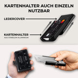 KLIK Slim Wallet Micro Münzfach - Carbon