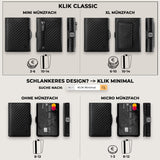 KLIK Slim Wallet Classic - Carbon