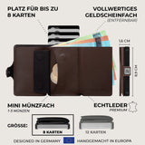 KLIK Slim Wallet - Mini Münzfach - 8 Karten