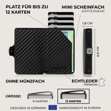 KLIK Slim Wallet Ohne Münzfach - Carbon