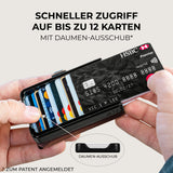 KLIK Slim Wallet Micro Münzfach - Dunkelbraun