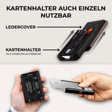 KLIK Slim Wallet Micro Münzfach - Dunkelbraun