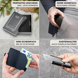 KLIK Slim Wallet Ohne Münzfach - Schwarz