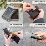 KLIK Slim Wallet Classic - Dunkelbraun