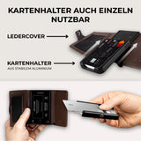 KLIK Slim Wallet Classic - Dunkelbraun