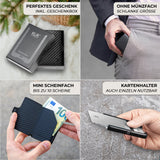 KLIK Slim Wallet Ohne Münzfach - Carbon