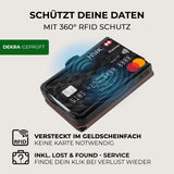 KLIK Slim Wallet Ohne Münzfach - Dunkelbraun