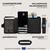 KLIK Slim Wallet AirTag Classic - Schwarz