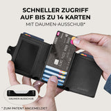 KLIK Slim Wallet Classic - Schwarz Vegan