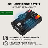 KLIK Slim Wallet - AirTag Mini Münzfach - 8 Karten