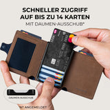 KLIK Slim Wallet Classic - Braun Vintage