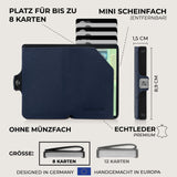 KLIK Slim Wallet Ohne Münzfach - Dunkelblau