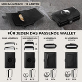 Slim Wallet - AirTag Micro Münzfach - 12 Karten