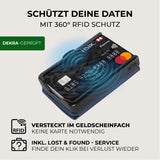 KLIK Slim Wallet Micro Münzfach - Dunkelblau