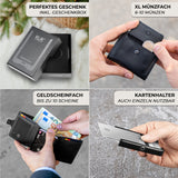 KLIK Slim Wallet AirTag Classic - Schwarz