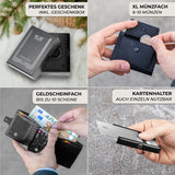 KLIK Slim Wallet AirTag Classic - Carbon