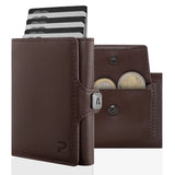 KLIK Slim Wallet Classic - Dunkelbraun
