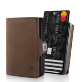 KLIK Slim Wallet Ohne Münzfach - Braun Vintage