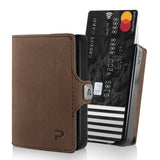 KLIK Slim Wallet Ohne Münzfach - Braun Vintage