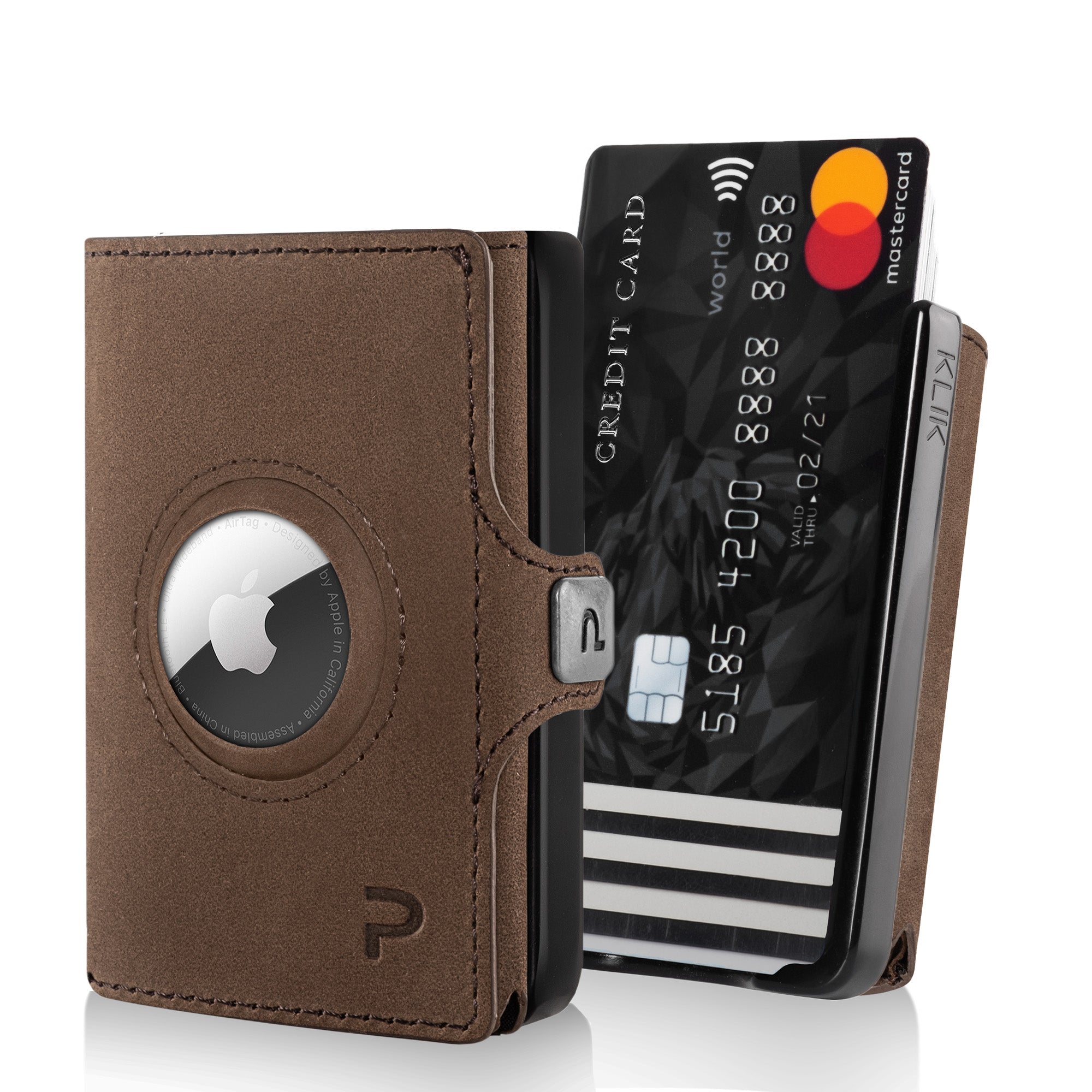 Premium Airtag Wallet mit Münzfach & RFID I für 10 Karten Premium Airtag Wallet mit Münzfach & RFID I für 10 Karten