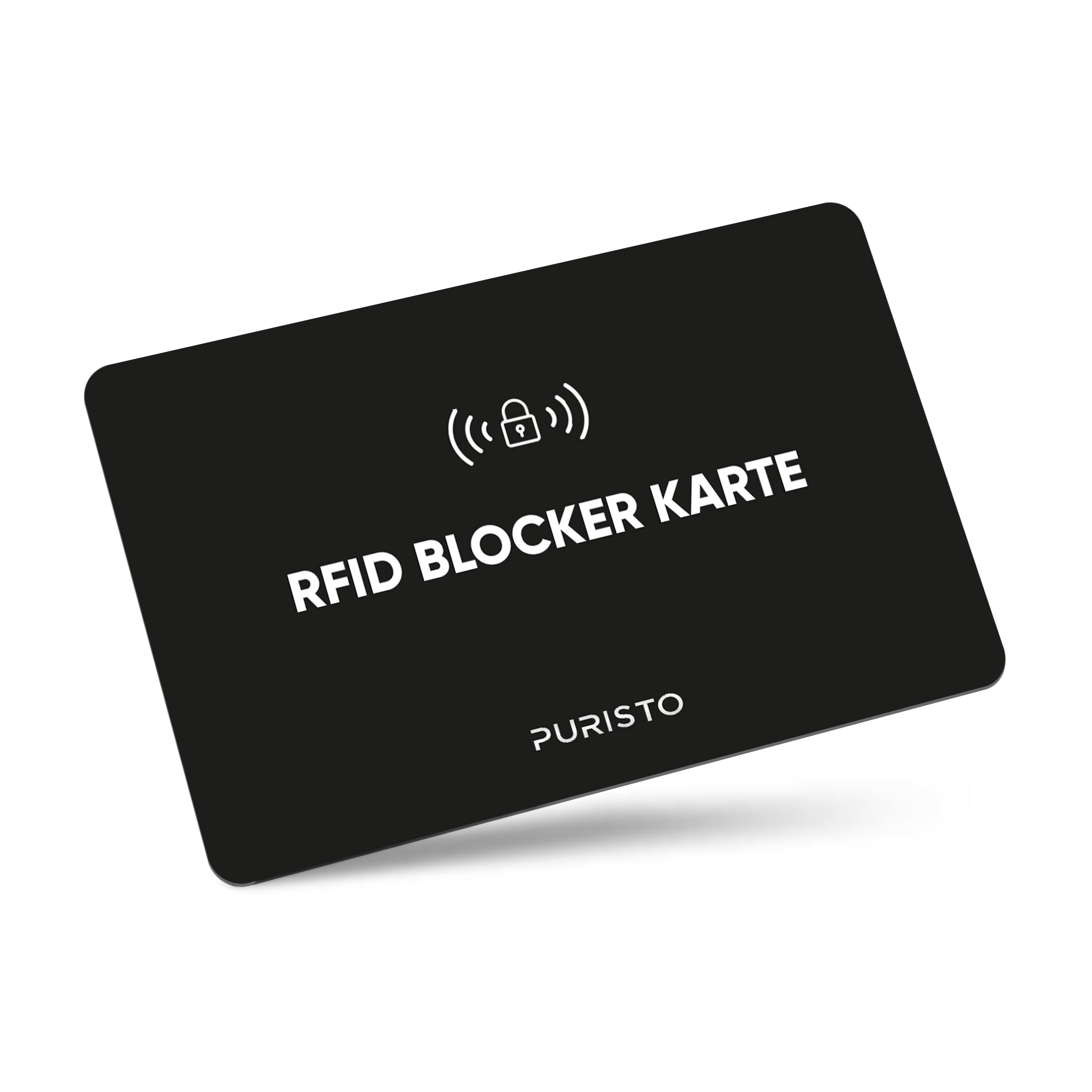 RFID Blocker Karte Schwarz